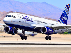 JetBlue plane landing
